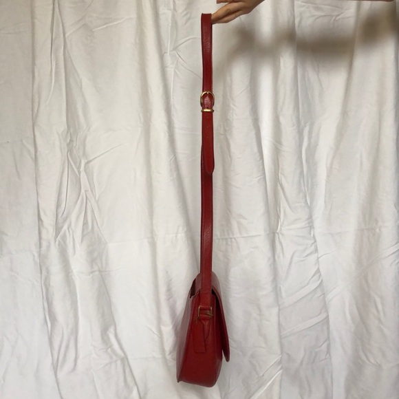 Coach Red Genuine Leather Vintage Crossbody - Picture 3 of 6